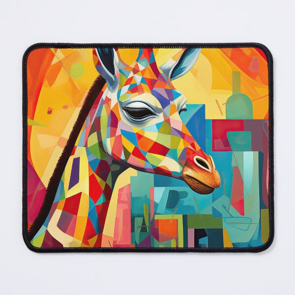 Item preview, Simplistic & Minimalistic African Giraffe Art Collection designed and sold by ArtificialGenes.