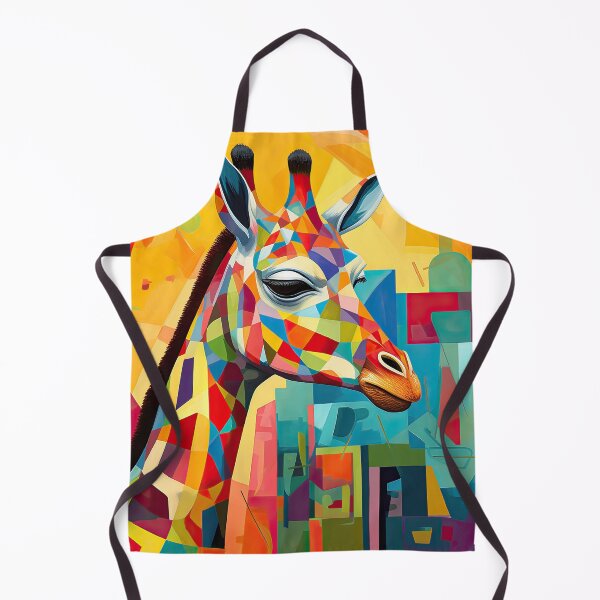 Item preview, Simplistic & Minimalistic African Giraffe Art Collection designed and sold by ArtificialGenes.