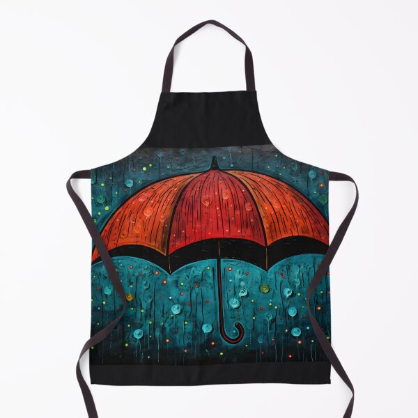 Item preview, Umbrella Kaleidoscope- Abstract Artistry on a Blackboard Canvas AI Generated designed and sold by OlfactoART Studio.