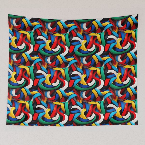 Item preview, Modern design that is reminiscent of three-dimensional pop art patterns designed and sold by Pflugart.