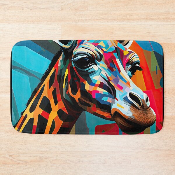 Item preview, Simplistic & Minimalistic African Giraffe Art Collection designed and sold by ArtificialGenes.
