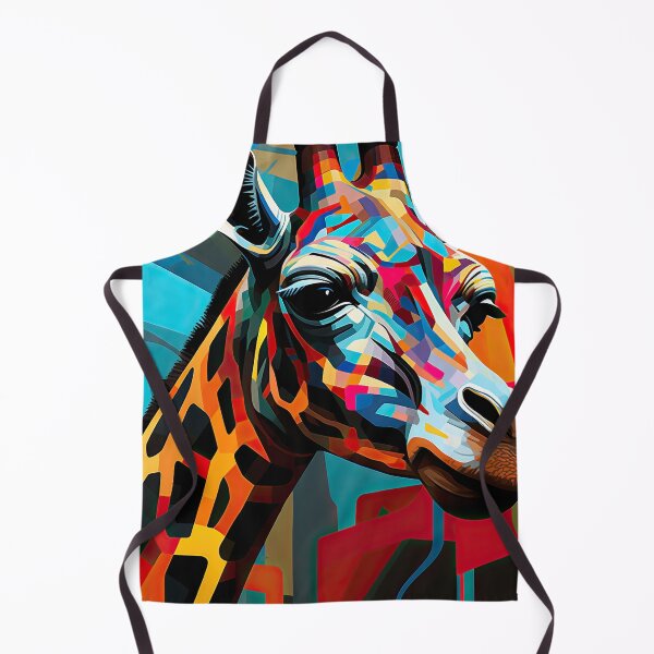 Item preview, Simplistic & Minimalistic African Giraffe Art Collection designed and sold by ArtificialGenes.