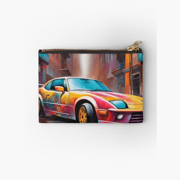 Item preview, Hazy Dreams: Hazy Colorful Supercar in hazy Cityscape designed and sold by javaoverride.