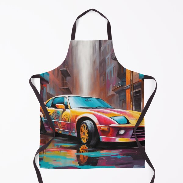 Item preview, Hazy Dreams: Hazy Colorful Supercar in hazy Cityscape designed and sold by javaoverride.