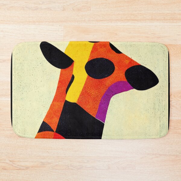 Item preview, Simplistic & Minimalistic African Giraffe Art Collection designed and sold by ArtificialGenes.