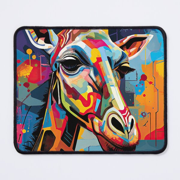 Item preview, Simplistic & Minimalistic African Giraffe Art Collection designed and sold by ArtificialGenes.