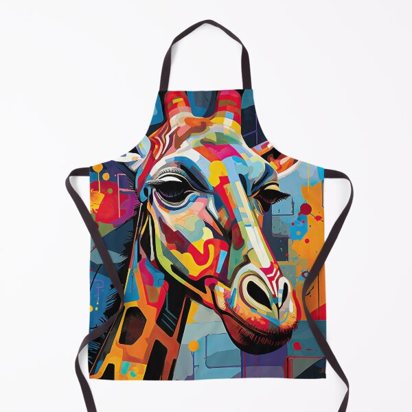 Item preview, Simplistic & Minimalistic African Giraffe Art Collection designed and sold by ArtificialGenes.