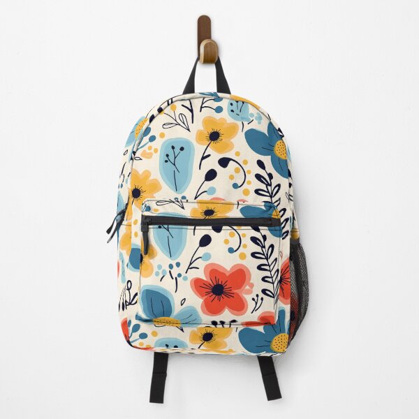 Item preview, Patrón floral sin costuras con flores y hojas sobre un fondo blanco. designed and sold by overheadclick.