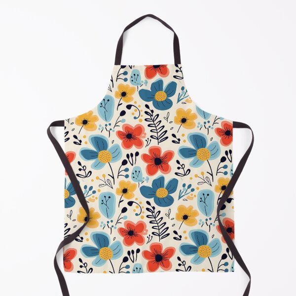 Item preview, Floral Seamless Pattern with Flowers and Leaves on a White Background designed and sold by overheadclick.