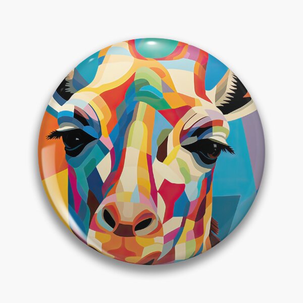 Item preview, Simplistic & Minimalistic African Giraffe Art Collection designed and sold by ArtificialGenes.