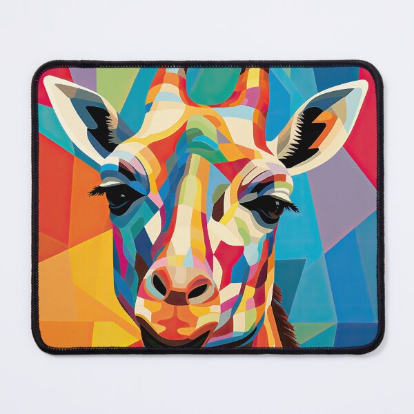 Item preview, Simplistic & Minimalistic African Giraffe Art Collection designed and sold by ArtificialGenes.