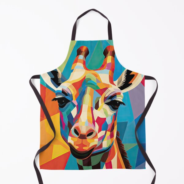 Item preview, Simplistic & Minimalistic African Giraffe Art Collection designed and sold by ArtificialGenes.