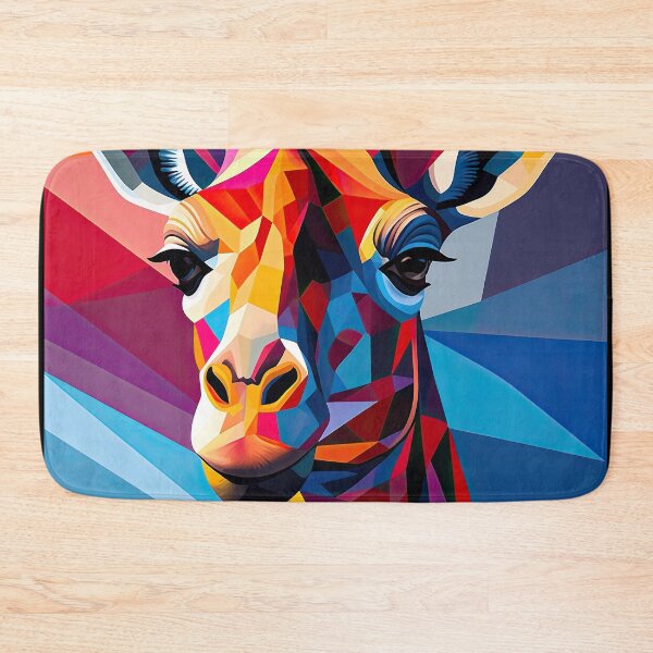 Item preview, Simplistic & Minimalistic African Giraffe Art Collection designed and sold by ArtificialGenes.