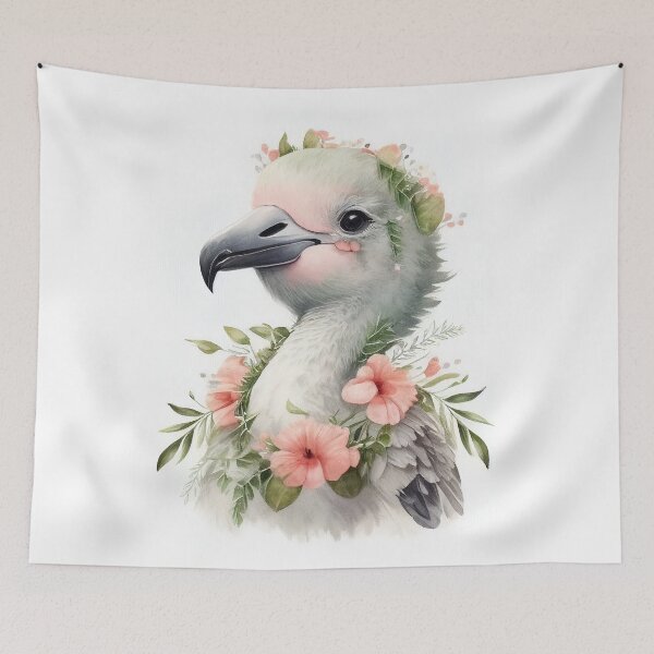 Item preview, Cute eagle watercolor portrait designed and sold by Naturartprints.
