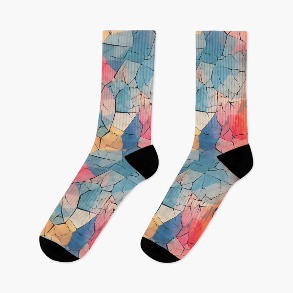 Item preview, Colourful stained glass style pattern  designed and sold by workshoot.