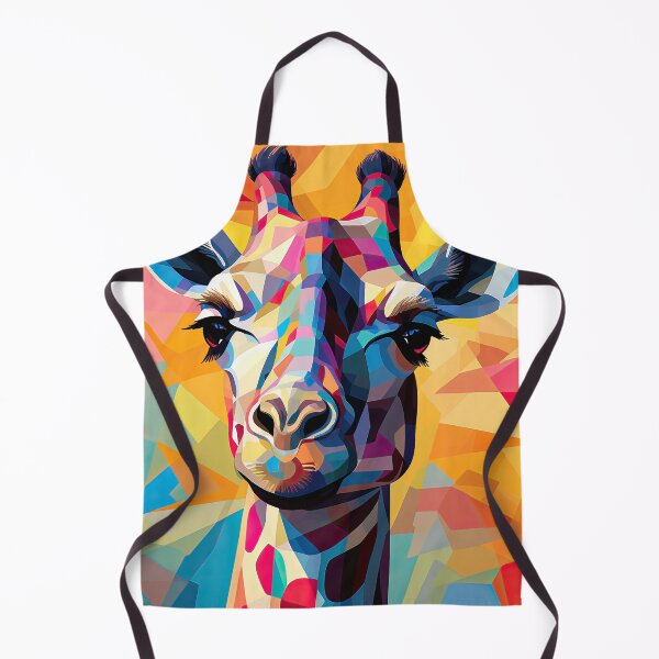 Item preview, Simplistic & Minimalistic African Giraffe Art Collection designed and sold by ArtificialGenes.