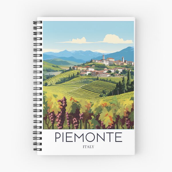 Item preview, A Pop Art Travel Print of Piemonte - Italy  designed and sold by StudioRedKoala.