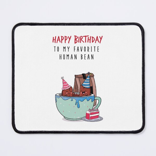 Item preview, Funny Husband Birthday Card, Pun Bean Birthday Card for Boyfriend Girlfriend Wife / To My Favorite Human Bean designed and sold by Jesticker.