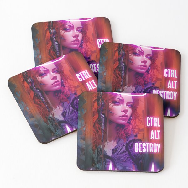 Item preview, Ctrl Alt Destroy Cyberpunk Girl designed and sold by PVSKI.