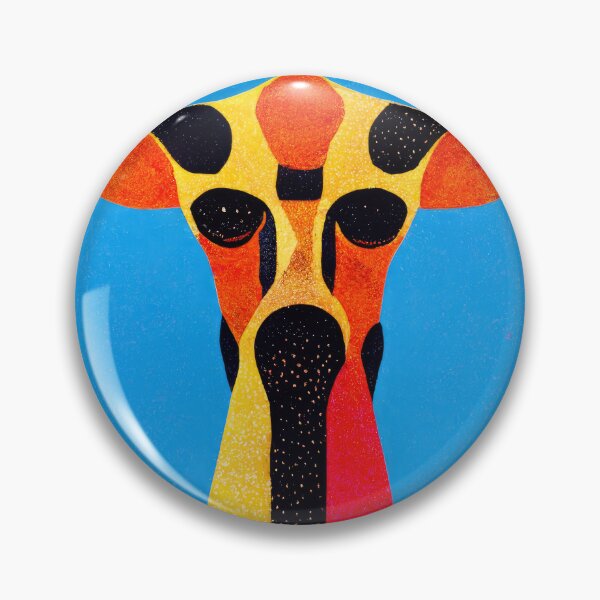 Item preview, Simplistic & Minimalistic African Giraffe Art Collection designed and sold by ArtificialGenes.