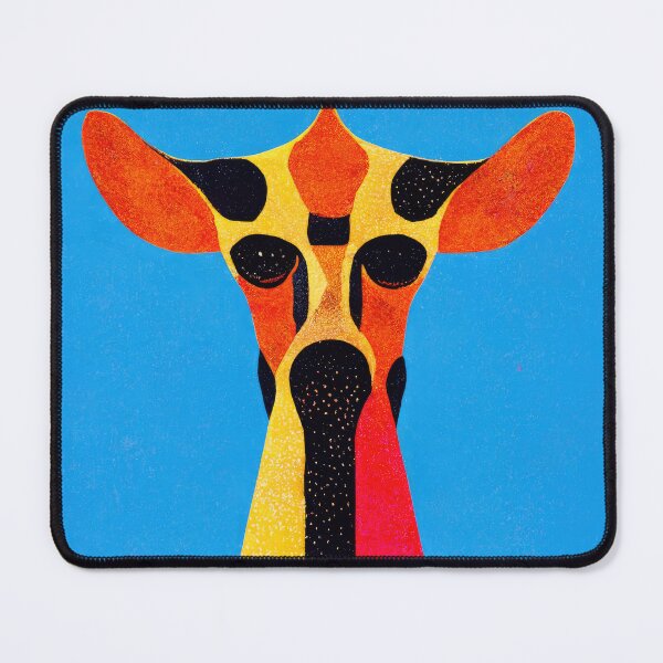 Item preview, Simplistic & Minimalistic African Giraffe Art Collection designed and sold by ArtificialGenes.