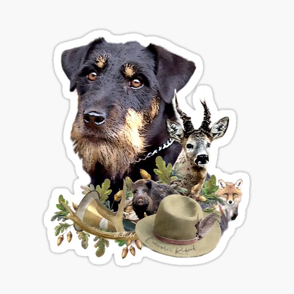 Item preview, Jagdterrier Comanche v. Renbrad designed and sold by TammyHunterArt.