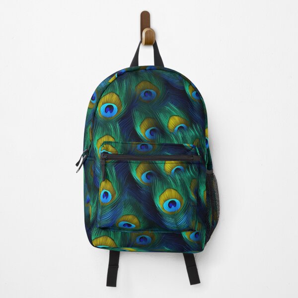 Item preview, Seamless Peacock Feather Tile Pattern  designed and sold by ZeptepiPatterns.