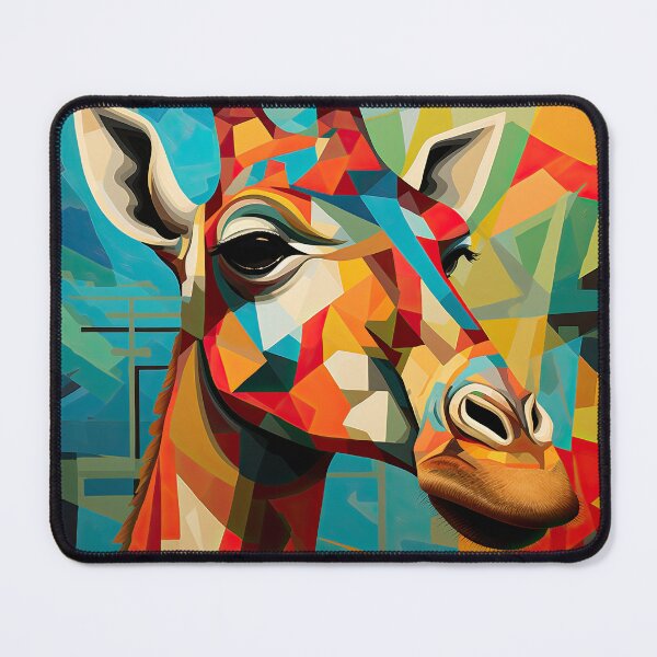 Item preview, Simplistic & Minimalistic African Giraffe Art Collection designed and sold by ArtificialGenes.