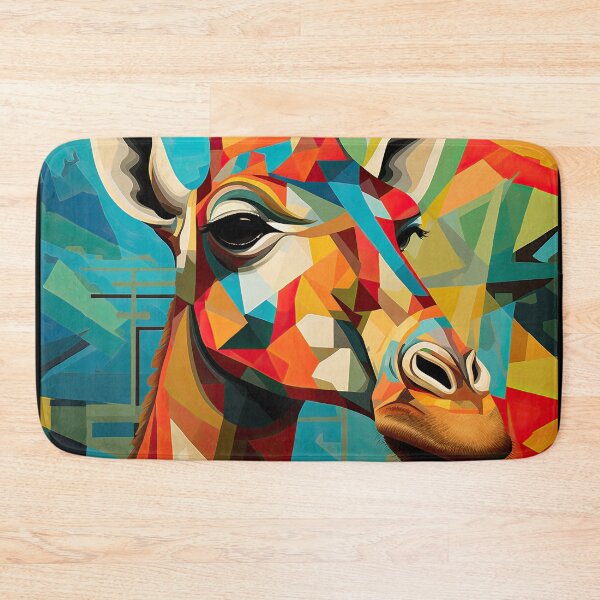 Item preview, Simplistic & Minimalistic African Giraffe Art Collection designed and sold by ArtificialGenes.