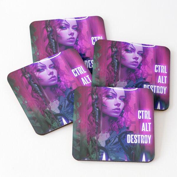 Item preview, Ctrl Alt Destroy Cyberpunk Girl designed and sold by PVSKI.