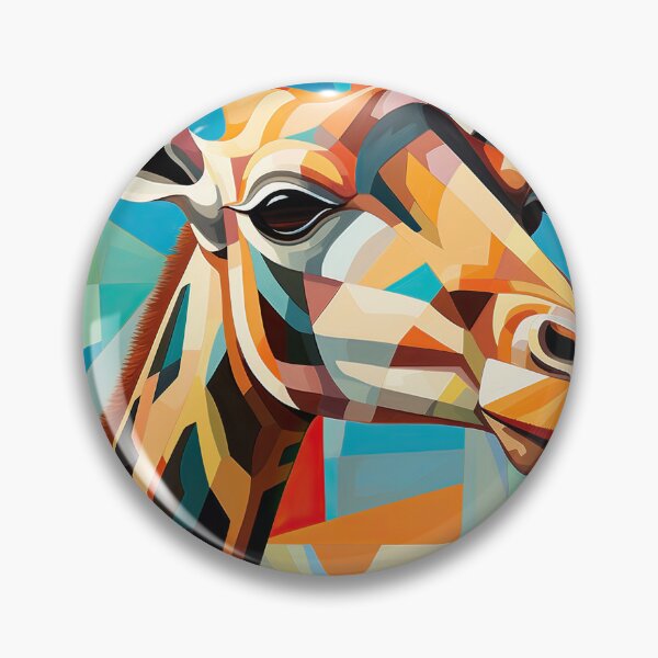 Item preview, Simplistic & Minimalistic African Giraffe Art Collection designed and sold by ArtificialGenes.