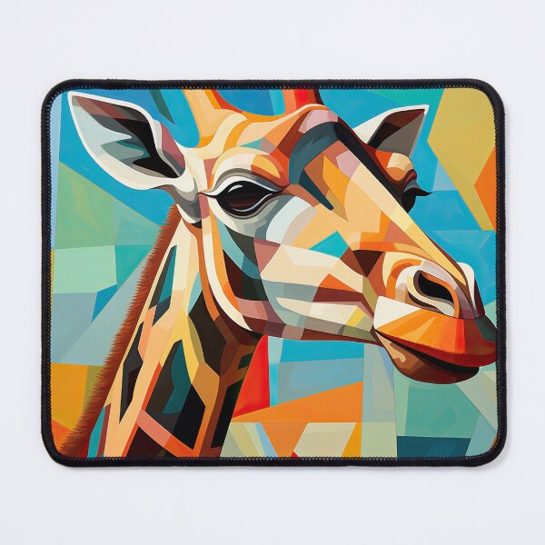 Item preview, Simplistic & Minimalistic African Giraffe Art Collection designed and sold by ArtificialGenes.