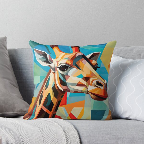 Item preview, Simplistic & Minimalistic African Giraffe Art Collection designed and sold by ArtificialGenes.