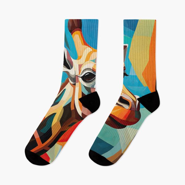 Item preview, Simplistic & Minimalistic African Giraffe Art Collection designed and sold by ArtificialGenes.
