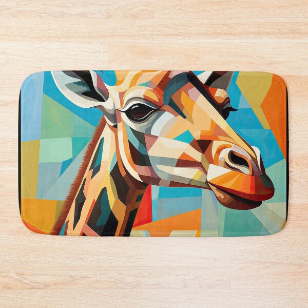 Item preview, Simplistic & Minimalistic African Giraffe Art Collection designed and sold by ArtificialGenes.