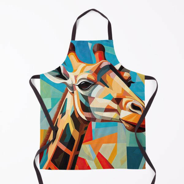 Item preview, Simplistic & Minimalistic African Giraffe Art Collection designed and sold by ArtificialGenes.