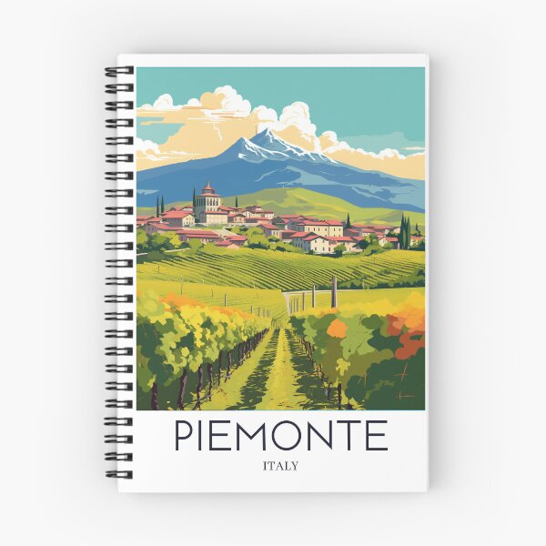 Item preview, A Pop Art Travel Print of Piemonte - Italy  designed and sold by StudioRedKoala.