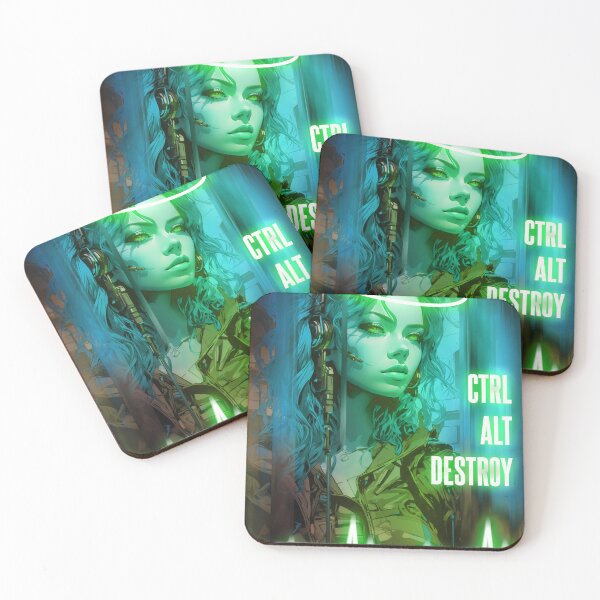 Item preview, Ctrl Alt Destroy Cyberpunk Girl designed and sold by PVSKI.