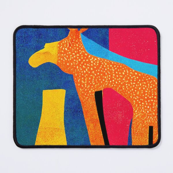 Item preview, Simplistic & Minimalistic African Giraffe Art Collection designed and sold by ArtificialGenes.