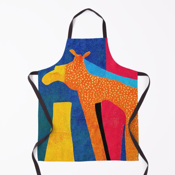 Item preview, Simplistic & Minimalistic African Giraffe Art Collection designed and sold by ArtificialGenes.