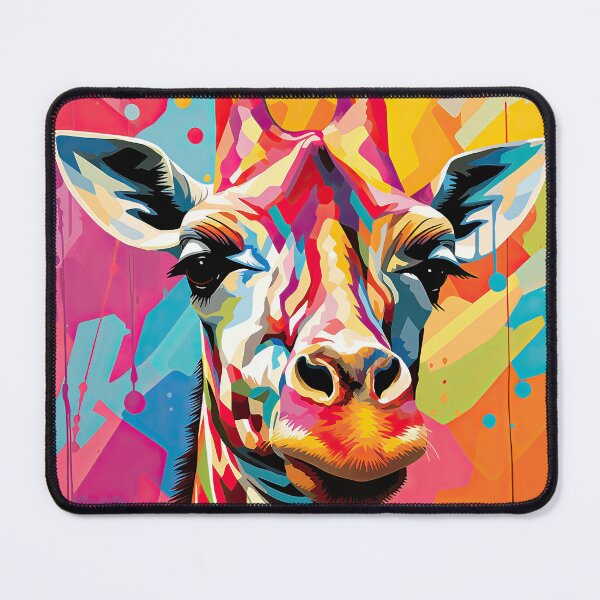Item preview, Simplistic & Minimalistic African Giraffe Art Collection designed and sold by ArtificialGenes.