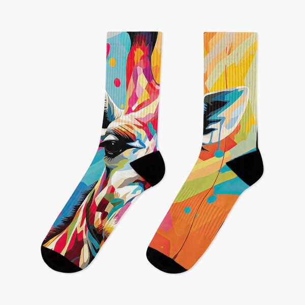 Item preview, Simplistic & Minimalistic African Giraffe Art Collection designed and sold by ArtificialGenes.
