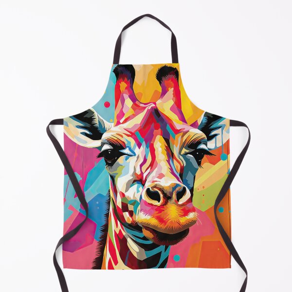 Item preview, Simplistic & Minimalistic African Giraffe Art Collection designed and sold by ArtificialGenes.