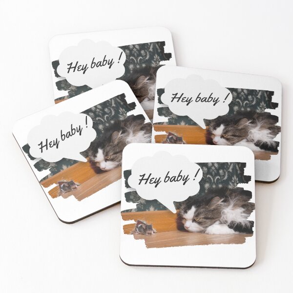 Item preview, cutest cat meme | Hey baby ! designed and sold by matasraa.