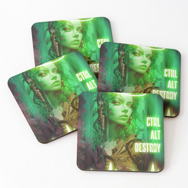 Item preview, Ctrl Alt Destroy Cyberpunk Girl designed and sold by PVSKI.