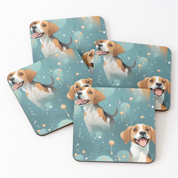 Item preview, A beagle dog with sparks embodies energetic canine playfulness designed and sold by StrawberryJolly.
