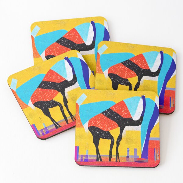 Item preview, Simplistic & Minimalistic African Giraffe Art Collection designed and sold by ArtificialGenes.