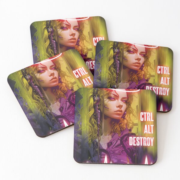 Item preview, Ctrl Alt Destroy Cyberpunk Girl designed and sold by PVSKI.