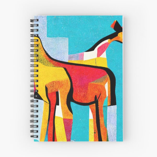 Item preview, Simplistic & Minimalistic African Giraffe Art Collection designed and sold by ArtificialGenes.