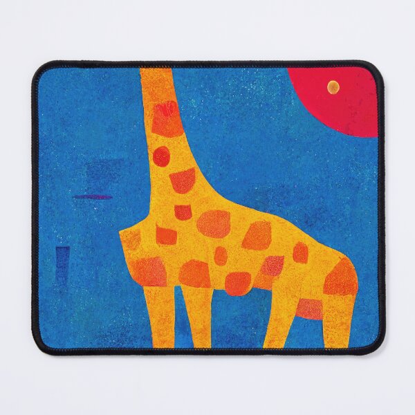 Item preview, Simplistic & Minimalistic African Giraffe Art Collection designed and sold by ArtificialGenes.